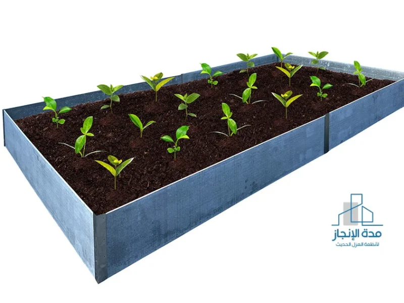 عزل أحواض الزرع عزل اسمنتي